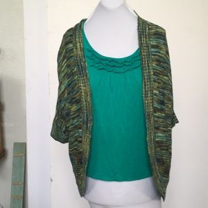 3pc sweater/tank set
